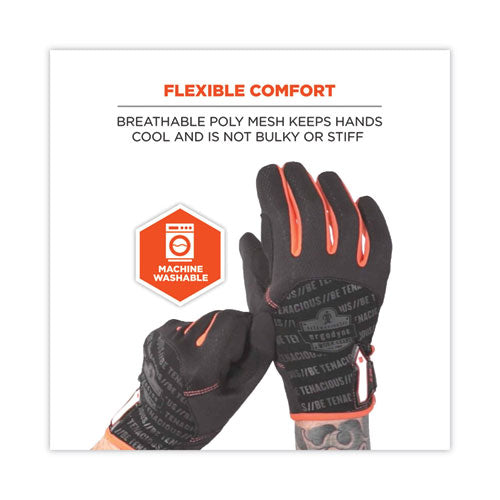 Ergodyne Proflex 812 Standard Mechanics Gloves Black 2x-large Pair