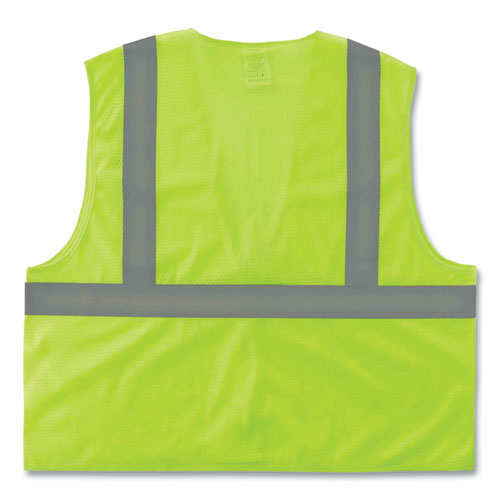 Ergodyne Glowear 8205z Class 2 Super Economy Mesh Vest Polyester Lime 2x-large/3x-large