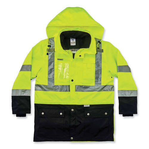 Ergodyne Glowear 8388 Class 3/2 Hi-vis Thermal Jacket Kit Small Lime