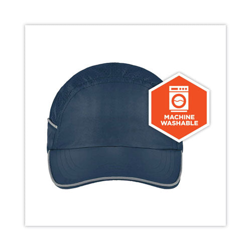 Ergodyne Skullerz 8955 Lightweight Bump Cap Hat Long Brim Navy