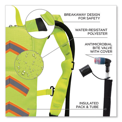 Ergodyne Chill-its 5155 Low Profile Hydration Pack 2 L Hi-vis Lime