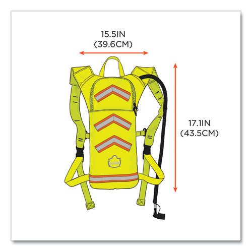 Ergodyne Chill-its 5155 Low Profile Hydration Pack 2 L Hi-vis Lime