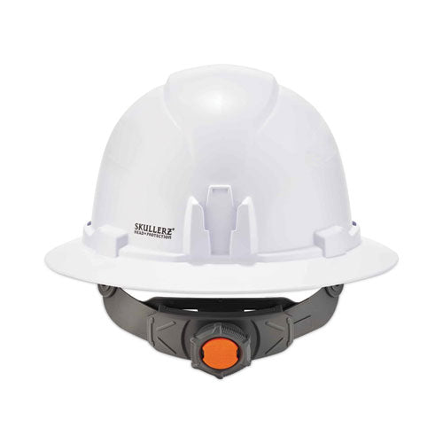 Ergodyne Skullerz 8971led Class E Hard Hat Full Brim With Led Light White