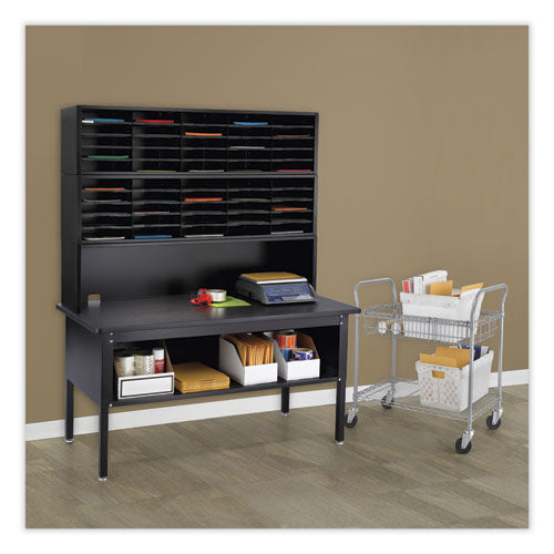 Safco E-z Sort Additional Mail Trays 5 Shelves 11x12.5x0.5 Black