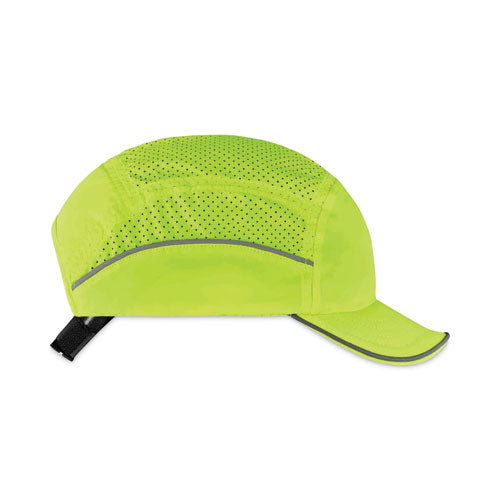 Ergodyne Skullerz 8955 Lightweight Bump Cap Hat Short Brim Lime