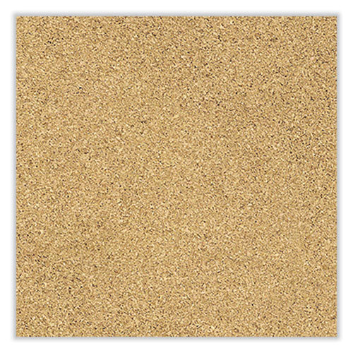 Ghent Aluminum-frame Natural Corkboard 24x18 Tan Surface Satin Aluminum Frame