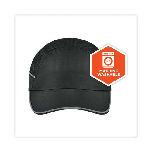 Ergodyne Skullerz 8955 Lightweight Bump Cap Hat Long Brim Black