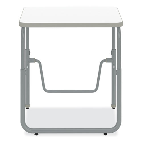 Safco Alphabetter 2.0 Height-adjust Student Desk With Pendulum Bar 27.75x19.75x22 To 30 Dry Erase