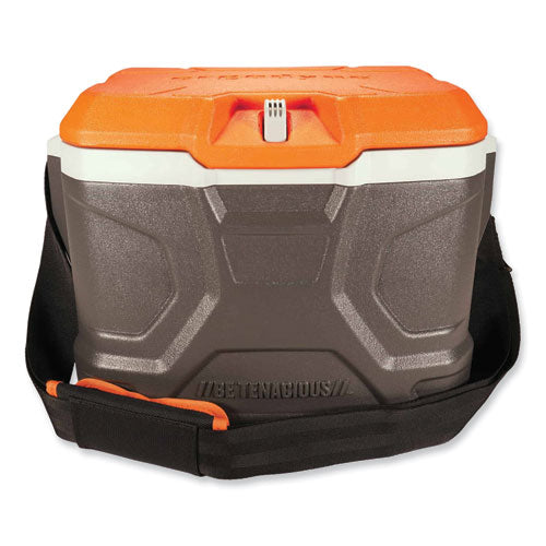 Ergodyne Chill-its 5170 17-quart Industrial Hard Sided Cooler Orange/gray 30/pallet