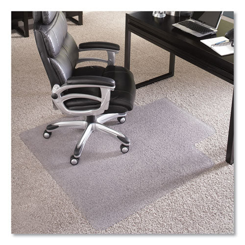 ES Robbins Everlife Chair Mat For Extra High Pile Carpet With Lip 46x60 Clear