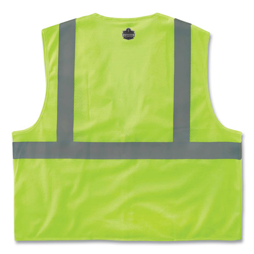 Ergodyne Glowear 8210z Class 2 Economy Mesh Vest Polyester Lime 4x-large/5x-large