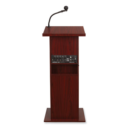 Oklahoma Sound Power Plus Lectern 22x17x46 Mahogany