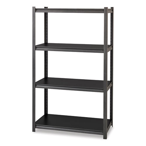 Hirsh Industries Iron Horse 3200 Rivet Shelving Four-shelf 36wx18dx60h Gray