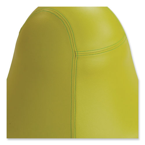 Safco Runtz Swivel Ball Chair Backless Supports Up To 250 Lb Green Vinyl