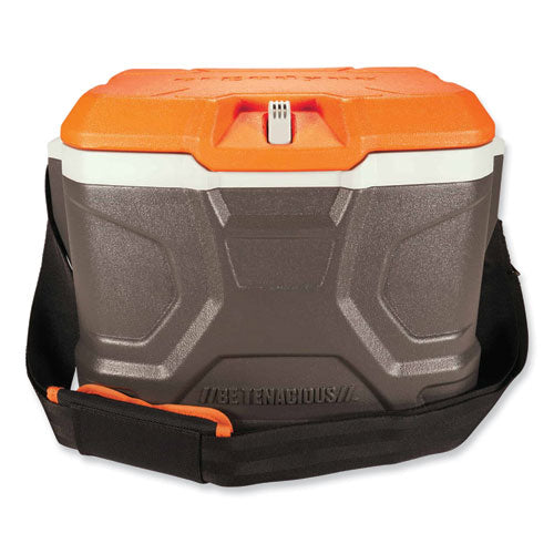 Ergodyne Chill-its 5170 17-quart Industrial Hard Sided Cooler Orange/gray