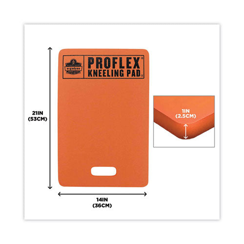 Ergodyne Proflex 380 Standard Foam Kneeling Pad 1" Medium Orange