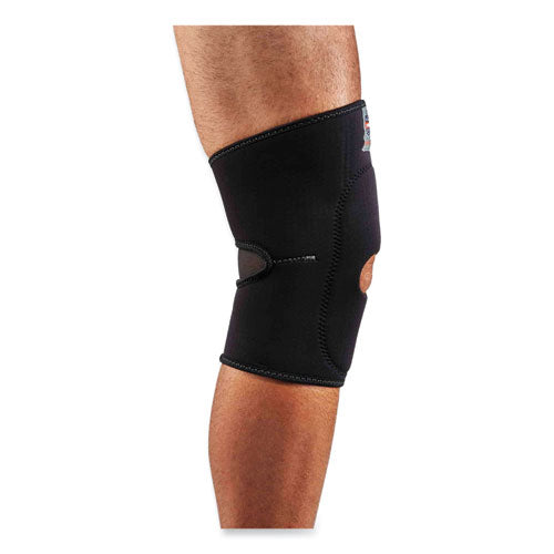 Ergodyne Proflex 615 Open Patella Anterior Pad Knee Sleeve 2x-large Black