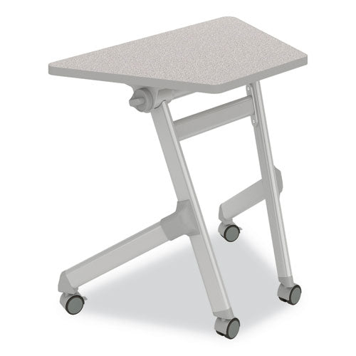 Safco Learn Nesting Trapezoid Desk 32.83"x22.25" To 29.5" Gray
