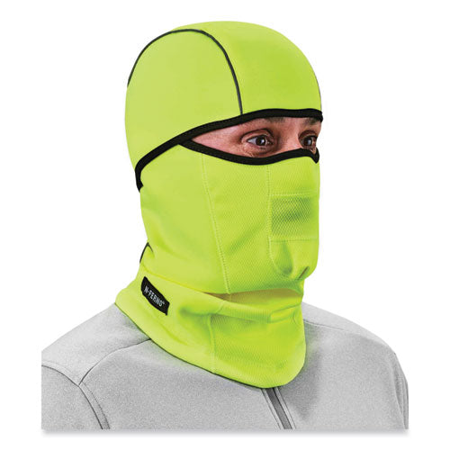 Ergodyne N-ferno 6823 Hinged Balaclava Face Mask Fleece One Size Fits Most Lime