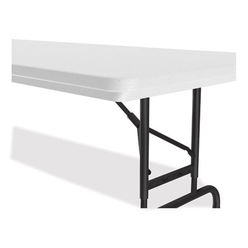 Correll Adjustable Folding Tables Rectangular 72"x30"x22" To 32" Gray Top Black Legs 4/pallet