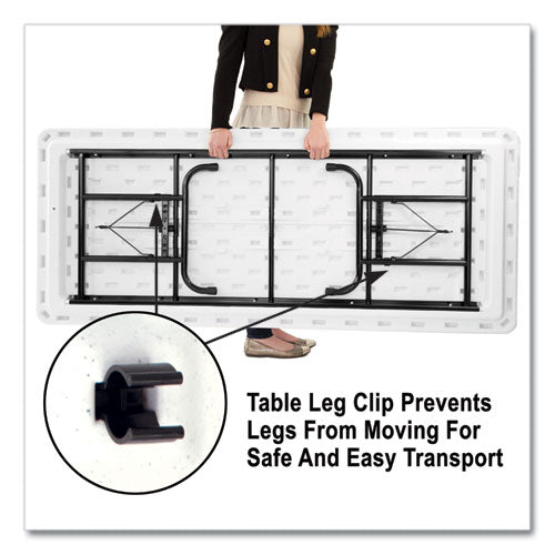 Correll Adjustable Folding Tables Rectangular 72"x30"x22" To 32" Gray Top Black Legs 4/pallet