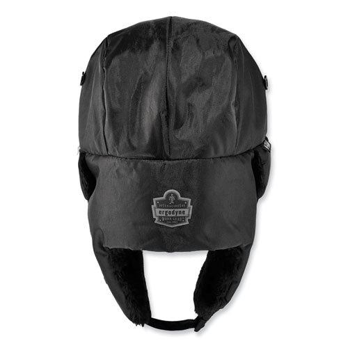 Ergodyne N-ferno 6802z Zippered Trapper Hat Small/medium Black