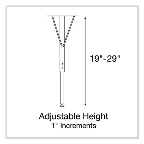 Correll Adjustable Activity Tables Kidney Shaped 72"x48"x19" To 29" Gray Top Black Legs 4/pallet