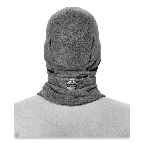 Ergodyne N-ferno 6823 Hinged Balaclava Face Mask Fleece One Size Fits Most Gray