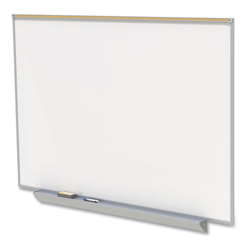 Ghent Proma Magnetic Porcelain Projection Whiteboard W/satin Aluminum Frame 72.5x48.5 White Surfaceships In 7-10 Business Days