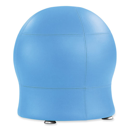 Safco Zenergy Ball Chair Backless Supports Up To 250 Lb Baby Blue Vinyl