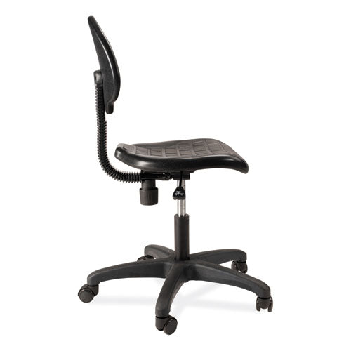 NPS 6700 Series Polyurethane Adj Height Task Chair Supports 300 Lb 16"-21" Seat Ht Black Seat/back/base Ships In 1-3 Bus Days