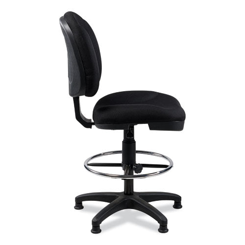 NPS Comfort Task Stool Supports Up To 300 Lb 24.5" To 34.5" Seat Height Black Seat/back Black/baseships In 1-3 Business Days