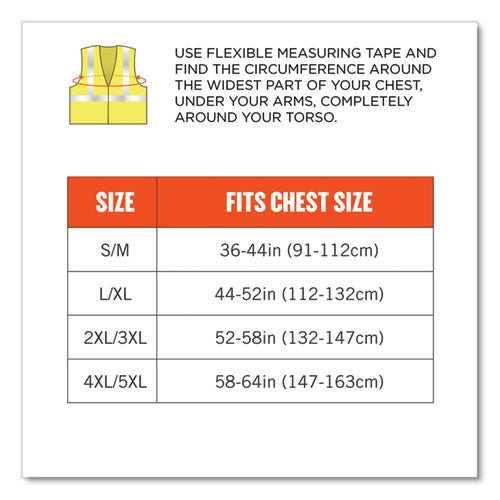 Ergodyne Glowear 8261frhl Class 2 Dual Compliant Fr Hook And Loop Safety Vest Small/medium Lime