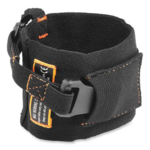 Ergodyne Squids 3116 Pull-on Wrist Lanyard With Buckle 3 Lb Max Working Capacity 7.5" Long Black