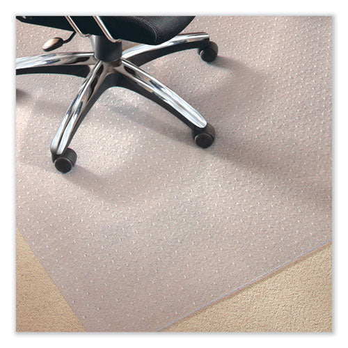 ES Robbins Everlife Chair Mat For Medium Pile Carpet 60x72 Clear