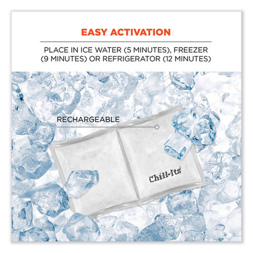 Ergodyne Chill-its 6283 Rechargeable Phase Change Ice Pack 3x6