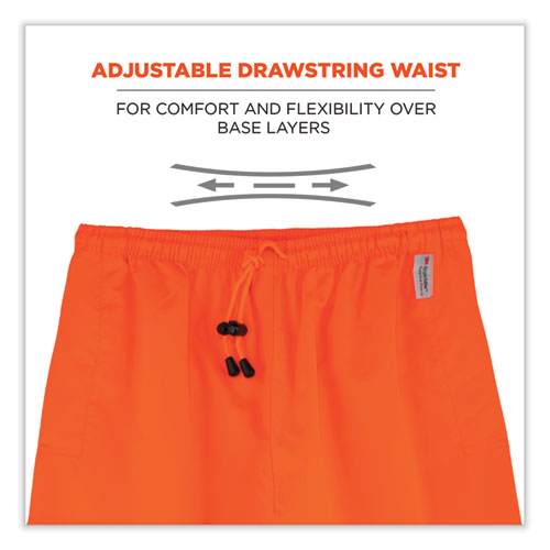 Ergodyne Glowear 8915 Class E Hi-vis Rain Pants X-large Orange