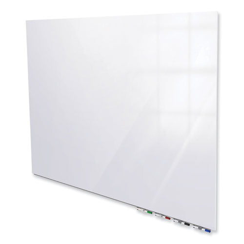 Ghent Aria Low Profile Magnetic Glass Whiteboard 60x36 White Surface