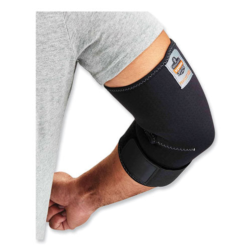 Ergodyne Proflex 655 Compression Arm Sleeve With Strap Small Black