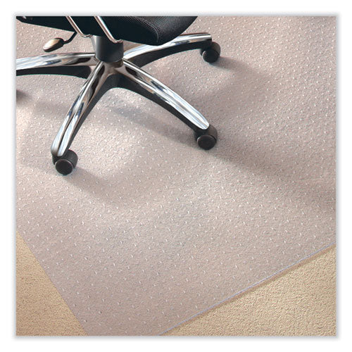 ES Robbins Everlife Chair Mat For Medium Pile Carpet 48x72 Clear