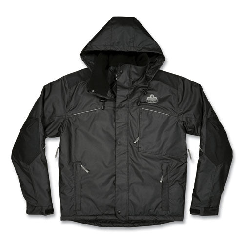 Ergodyne N-ferno 6467 Winter Work Jacket With 300d Polyester Shell Small Black