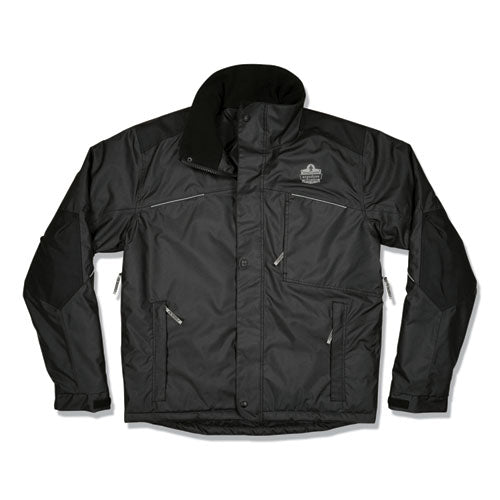 Ergodyne N-ferno 6467 Winter Work Jacket With 300d Polyester Shell Small Black