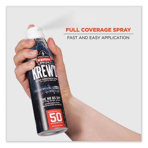 Ergodyne Krewd 6353 Spf 50 Sunscreen Spray 5.5 Oz Can