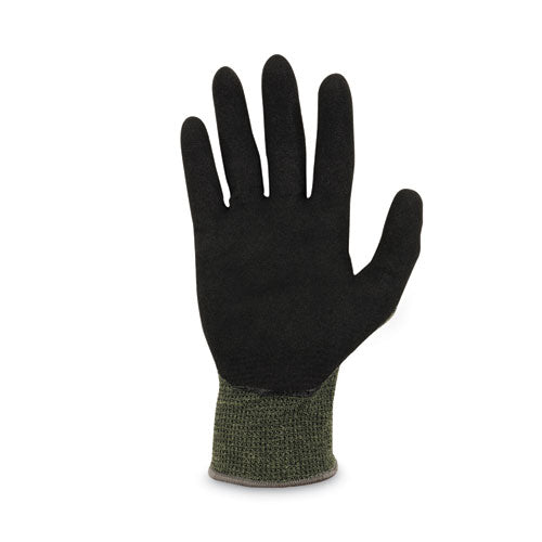 Ergodyne Proflex 7042 Ansi A4 Nitrile-coated Cr Gloves Green Large Pair