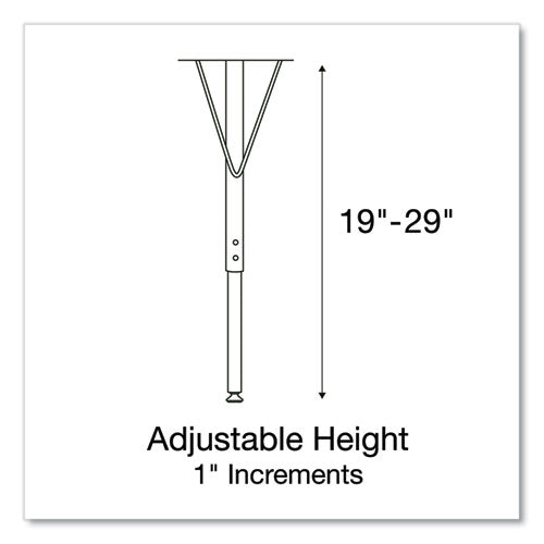 Correll Adjustable Activity Tables Kidney Shape 72"x48"x19" To 29" Oak Top Black Legs 4/pallet