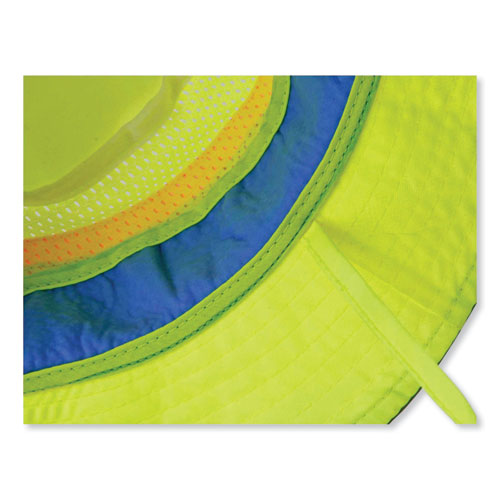 Ergodyne Chill-its 8935ct Hi-vis Pva Ranger Sun Hat Large/x-large Lime