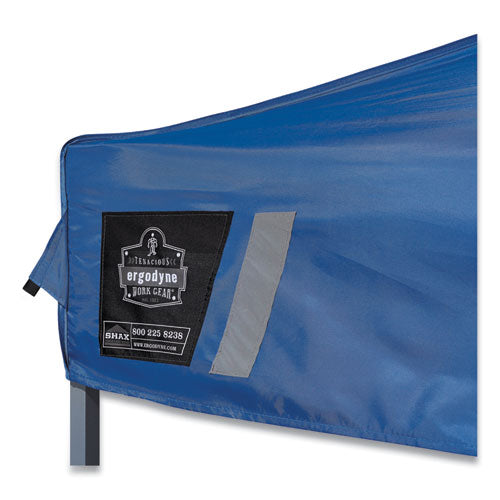 Ergodyne Shax 6000c Replacement Pop-up Tent Canopy For 6000 10 Ftx10 Ft Polyester Blue