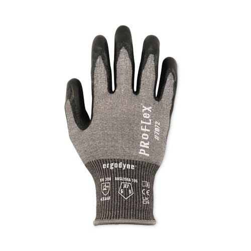 Ergodyne Proflex 7072 Ansi A7 Nitrile-coated Cr Gloves Gray X-large Pair