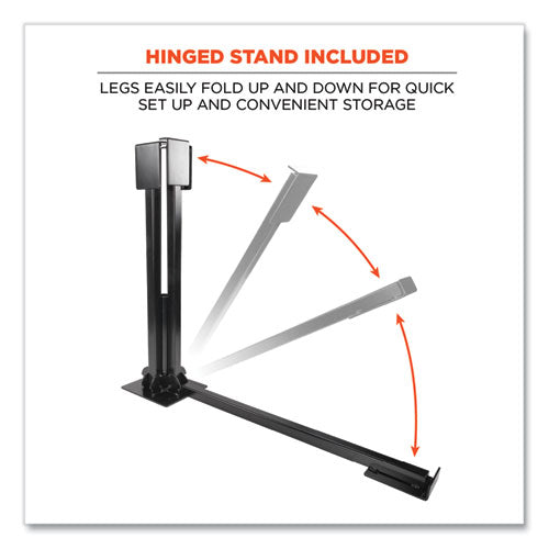 Ergodyne Shax 6199 Lightweight Work Umbrella Stand Kit 7.5 Ft Diax92" Tall Polyester/steel Lime