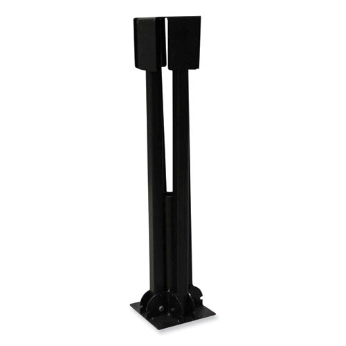 Ergodyne Shax 6190 Umbrella Stand 1.65" Cylinder With Set Screw Clamp Metal 48x48x10 Black